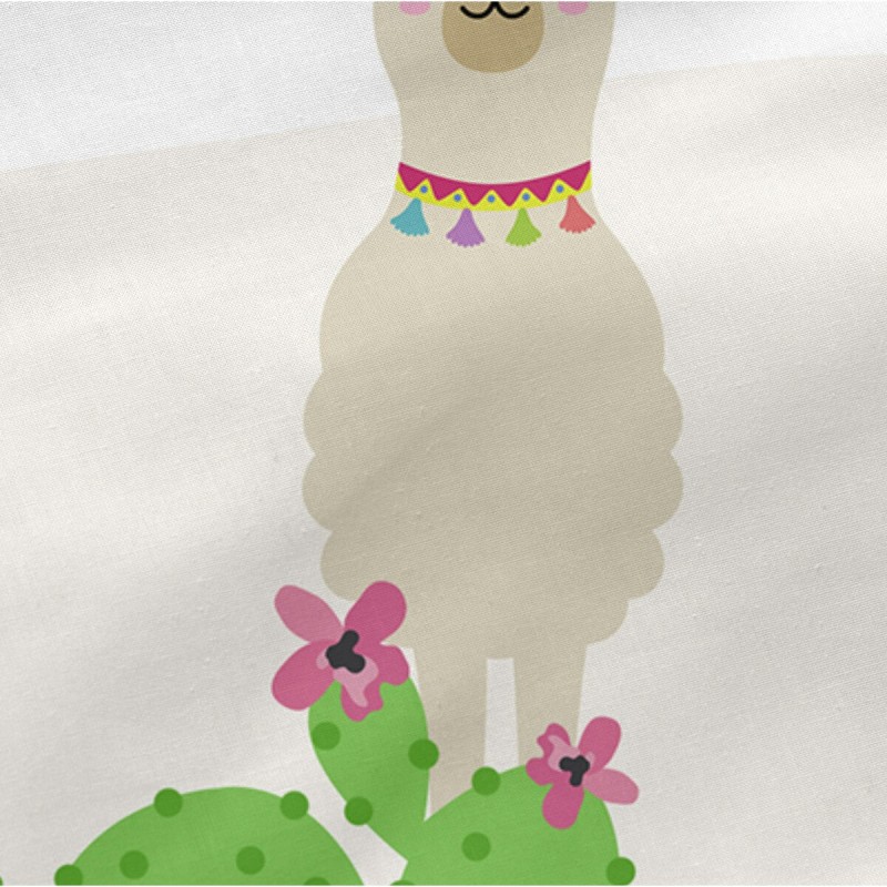 Protection du berceau HappyFriday Moshi Moshi Cute llamas Multicouleur 210 x 40 cm