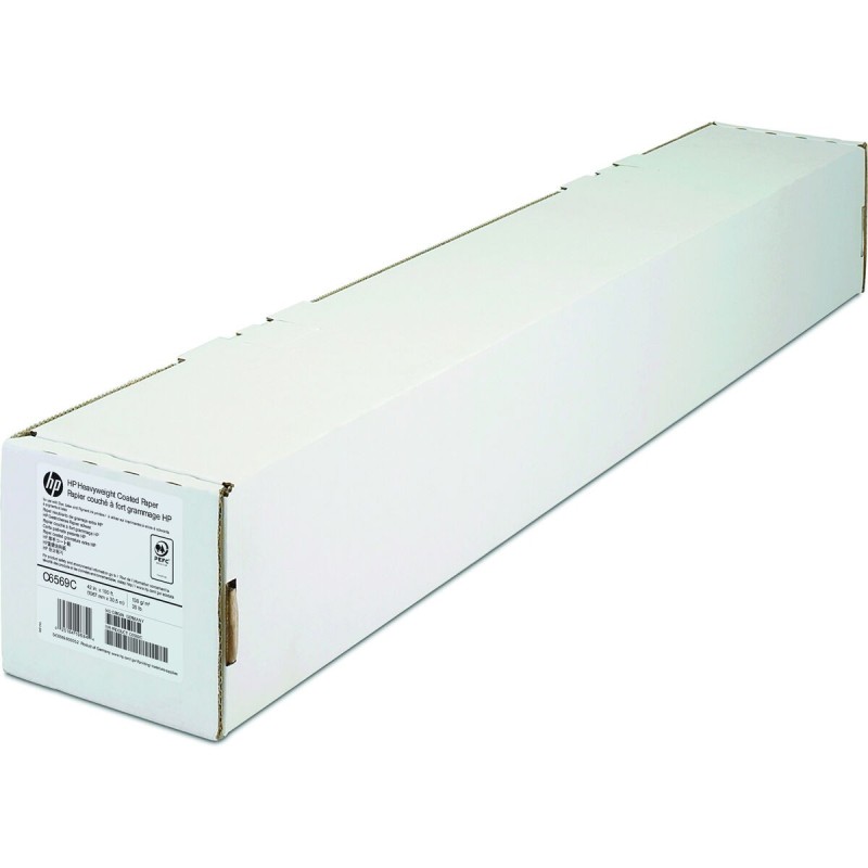 Papier Continu pour Imprimantes HP Couche Blanc