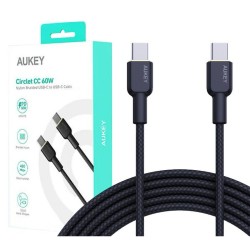 Câble USB-C Aukey CB-NCC2 Noir 1
