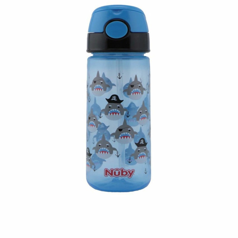 Verre d’Apprentissage Nûby Taza Requin 540 ml Bleu