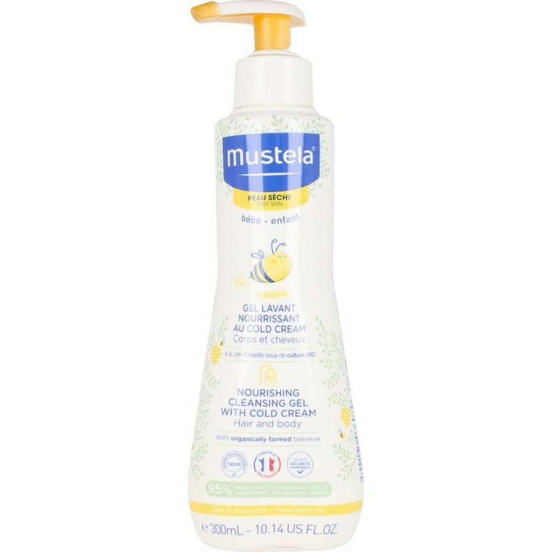 Gel de douche Mustela Bebé Enfant Nettoyant (300 ml)