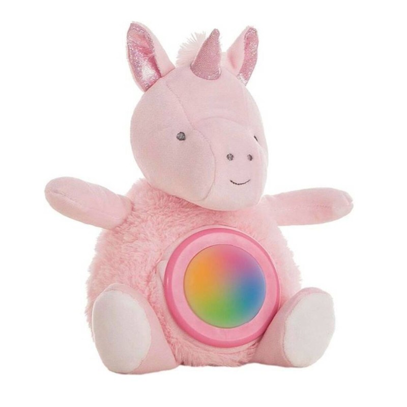 Peluche musicale Rose Licorne 20cm