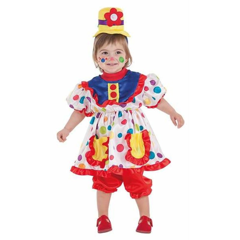 Déguisement pour Bébés 18 Mois Femme Clown (3 Pièces)