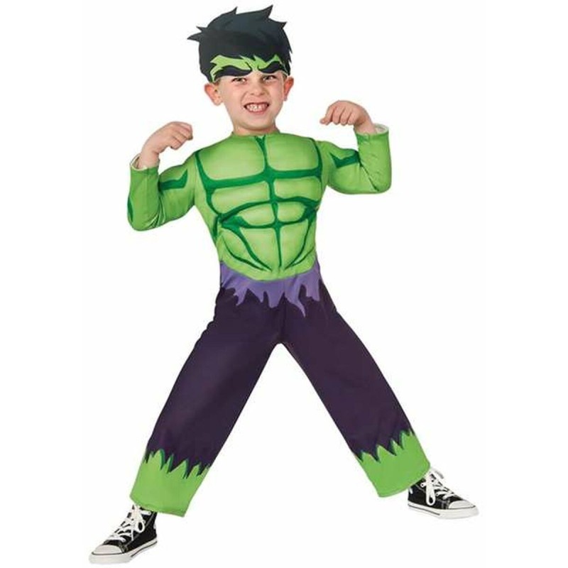 Déguisement pour Enfants Hulk 3-6 ans (2 Pièces)