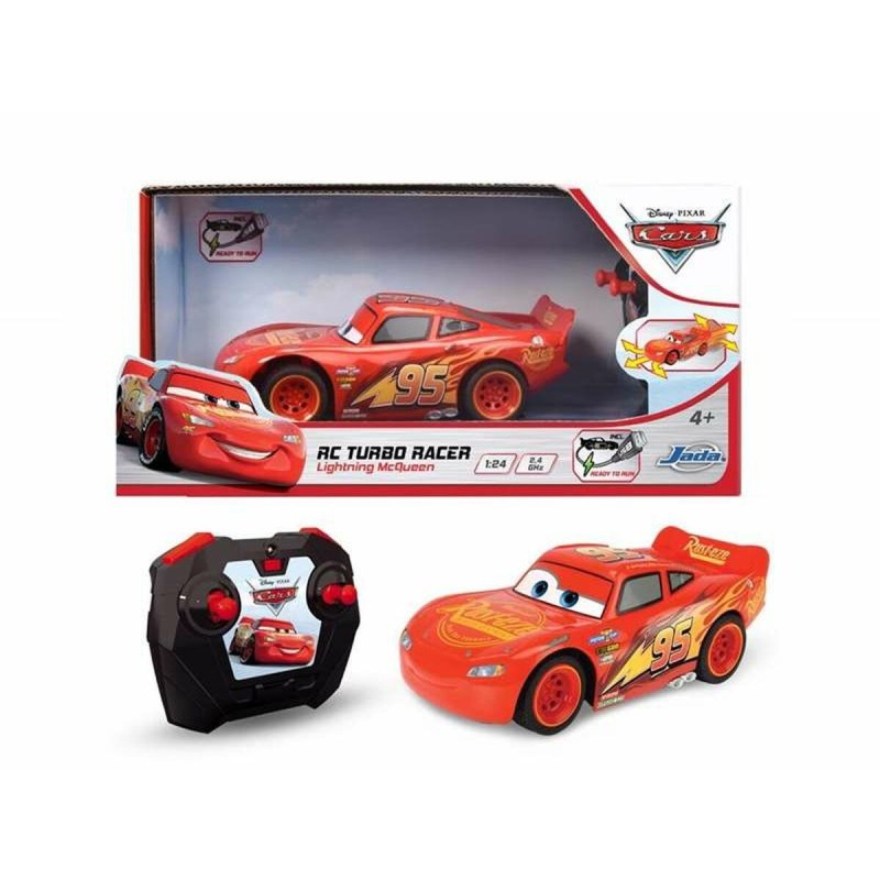 Voiture Télécommandée Cars Turbo Racer Lightning McQueen 1:24 17 cm