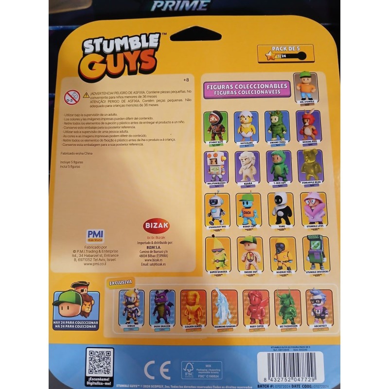 Figurine d’action Bizak Stumble Guys 6 cm