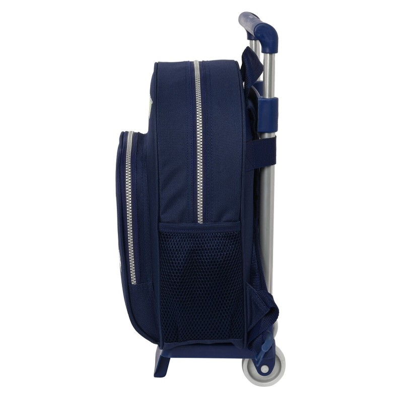 Cartable à roulettes Safta Blue marine 28 x 34 x 10 cm