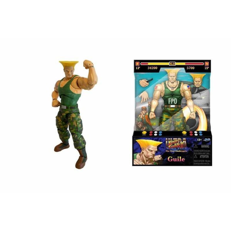 Figurine d’action Street Fighter Ii M. Guile 15 cm