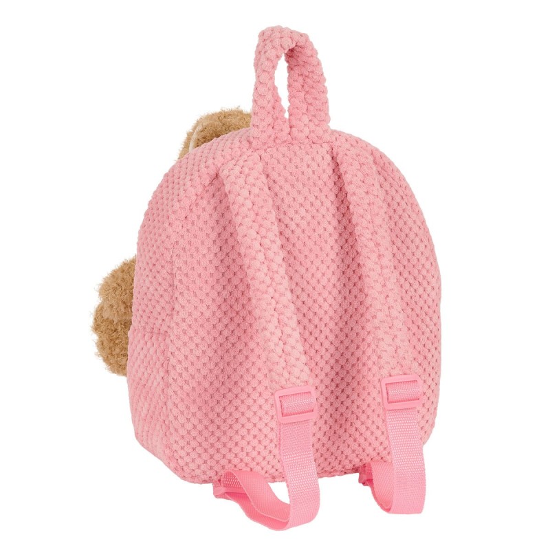 Sac à dos enfant Safta Ours en peluche Rose 23 x 27 x 7,5 cm