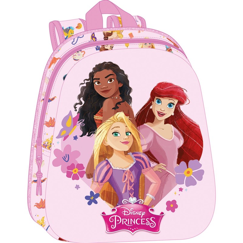 Cartable Disney Princess Rose 27 x 33 x 10 cm