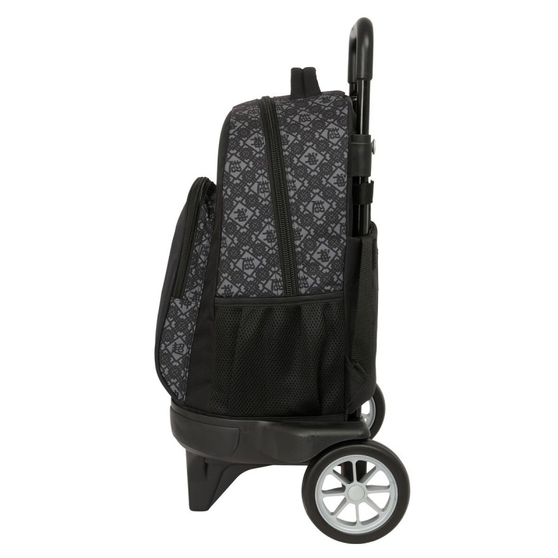 Cartable à roulettes Safta Combat Noir 33 x 45 x 22 cm