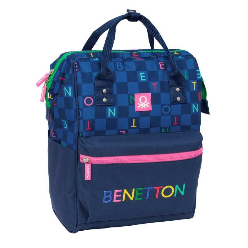 Cartable Benetton benetton Blue marine 27 x 40 x 19 cm