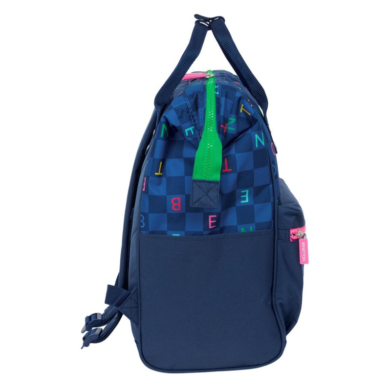 Cartable Benetton benetton Blue marine 27 x 40 x 19 cm