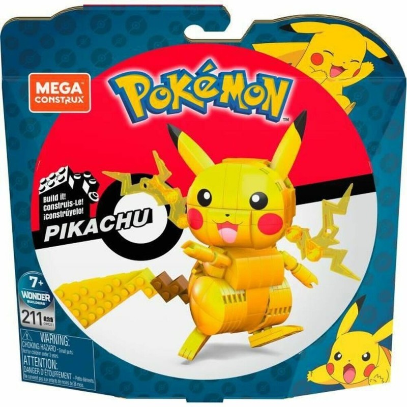 Playset Pokémon Pikachu 10 cm 211 Pièces