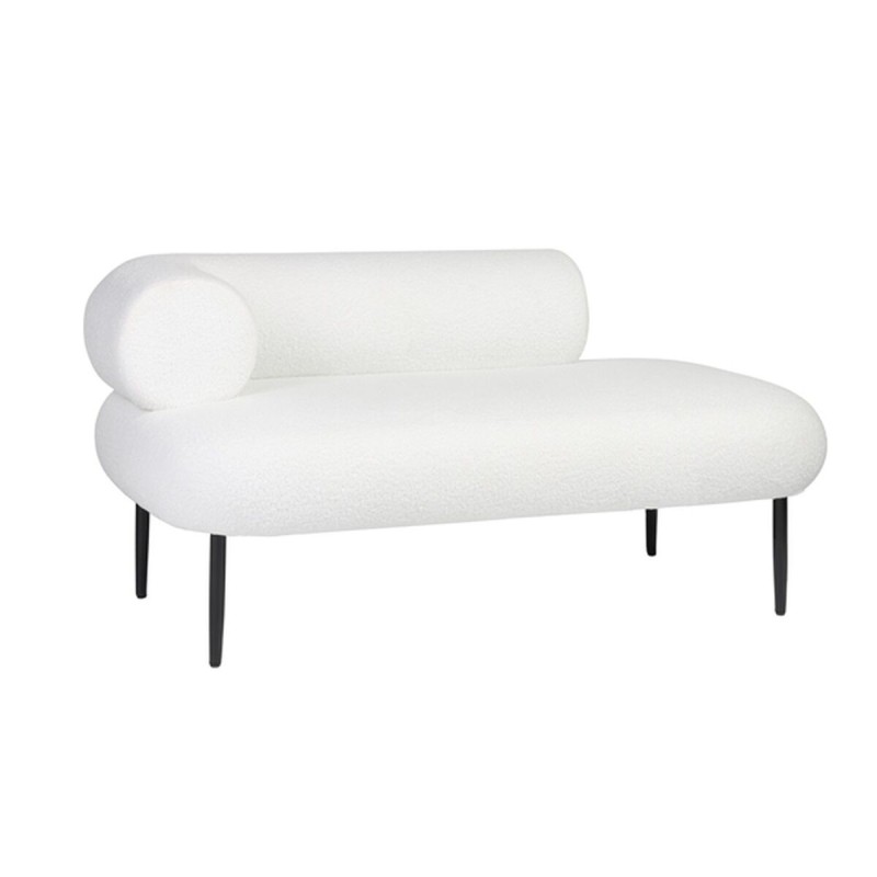 Canapé DKD Home Decor Blanc Noir Métal Scandi 127