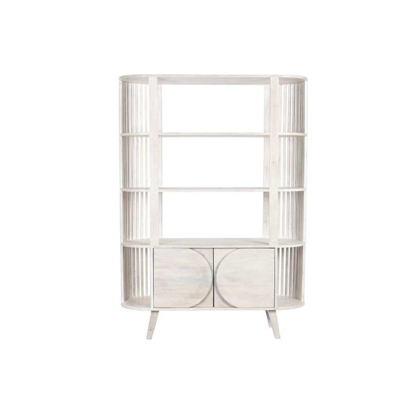 Étagère DKD Home Decor Blanc Bois de manguier 116 x 40 x 160 cm (1)