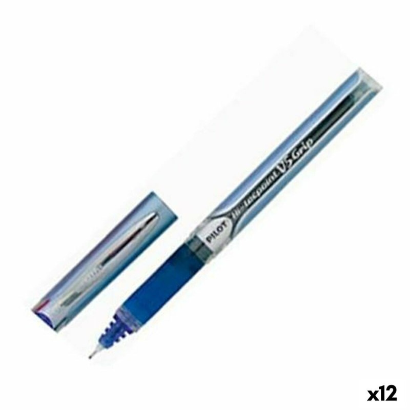 Crayon Roller Pilot V5 Grip Bleu 0