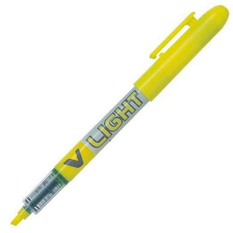 Marqueur fluorescent Pilot V Light Jaune (12 Unités)