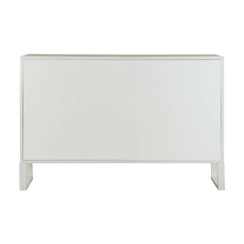 Buffet DKD Home Decor Sapin Métal Blanc 120 x 35 x 80 cm