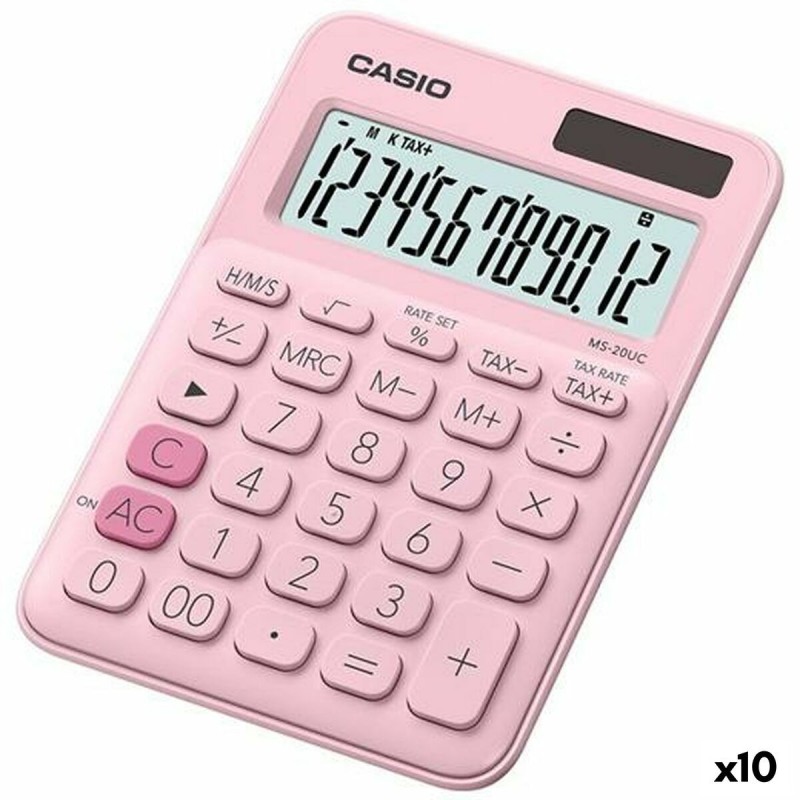 Calculatrice Casio MS-20UC Rose 2