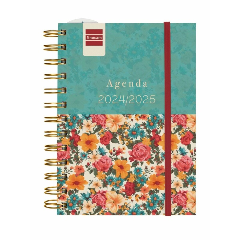 Agenda Finocam Garden Multicouleur 1/8 12 x 16