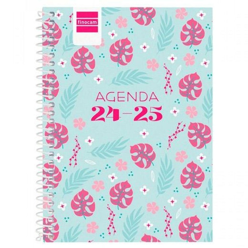 Agenda Finocam SELVA Bleu Rose 1/8 12 x 16