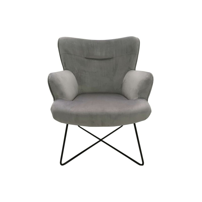 Siège DKD Home Decor Gris Métal 67 x 81 x 87 cm