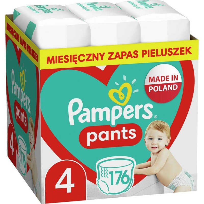 Couches jetables Pampers 4 (176 Unités)