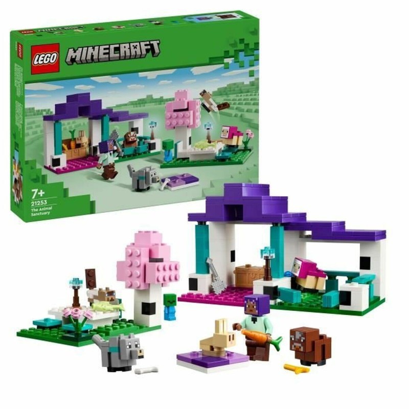 Set de construction Lego Minecraft 21253 Animal Sanctuary Multicouleur 206 Pièces