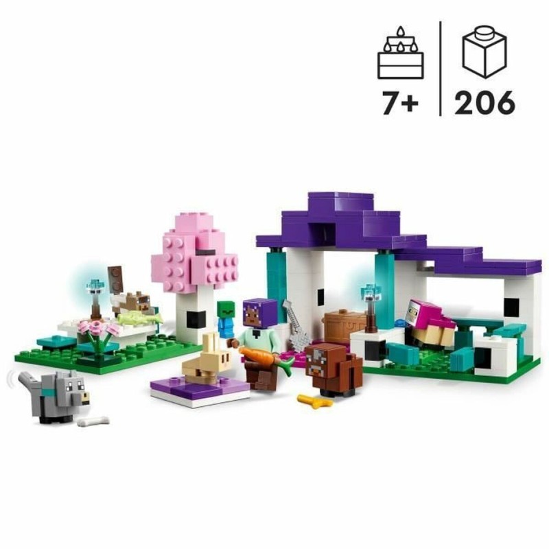 Set de construction Lego Minecraft 21253 Animal Sanctuary Multicouleur 206 Pièces