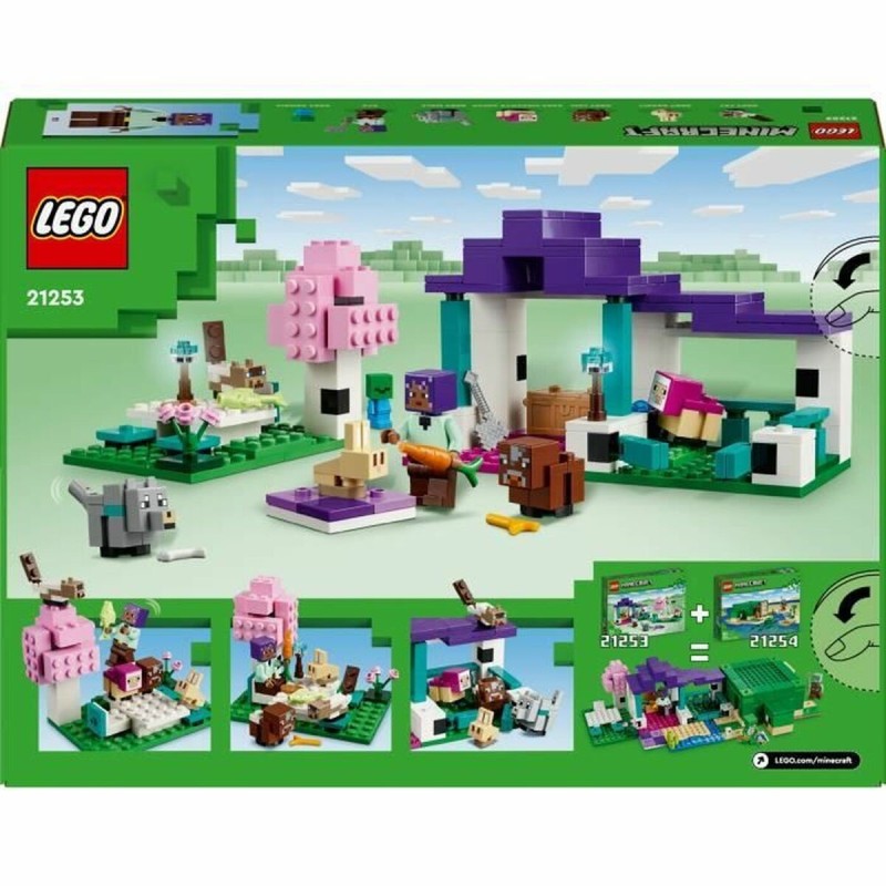 Set de construction Lego Minecraft 21253 Animal Sanctuary Multicouleur 206 Pièces