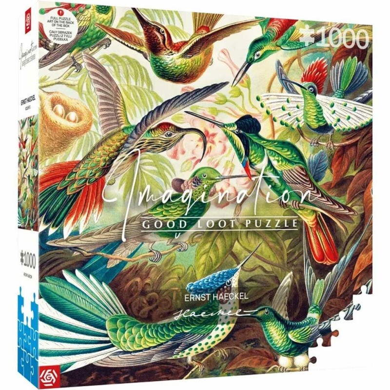 Puzzle Cenega Publishing Ernst Haeckel Colibríes 1000 Pièces