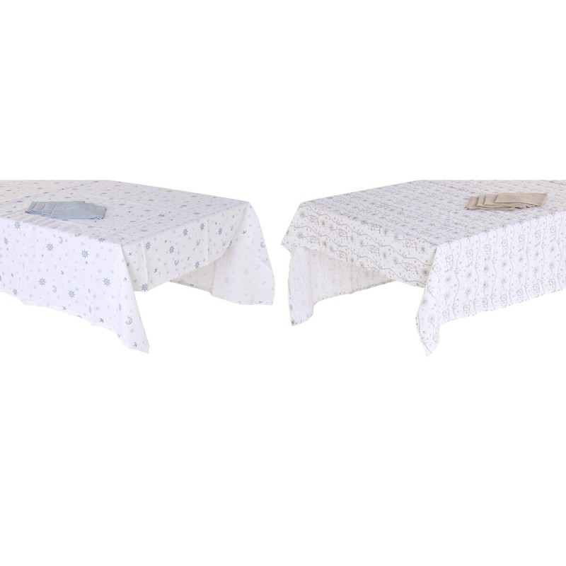 Nappe et serviettes de table DKD Home Decor 150 x 150 x 0