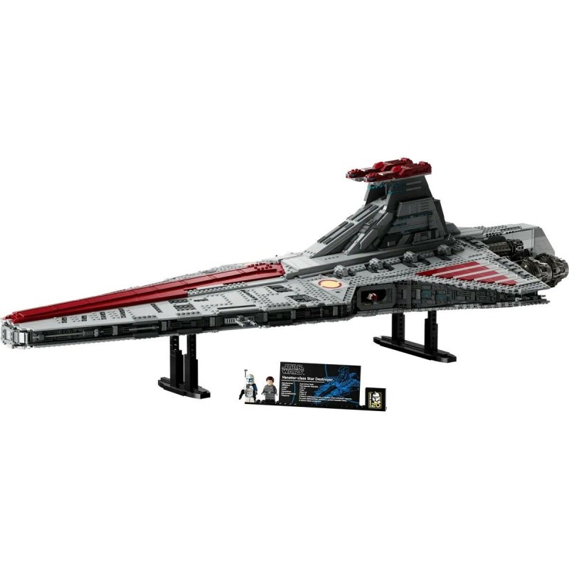 Set de construction Lego 75367 Venator class - Republic attack cruiser Noir 5374 Pièces