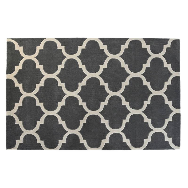 Tapis DKD Home Decor Gris Polyester 120 x 180 x 2 cm Ethnique