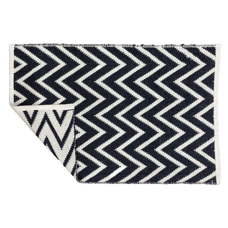 Tapis DKD Home Decor Polyester Zigzag Bicolore 160 x 230 x 1 cm