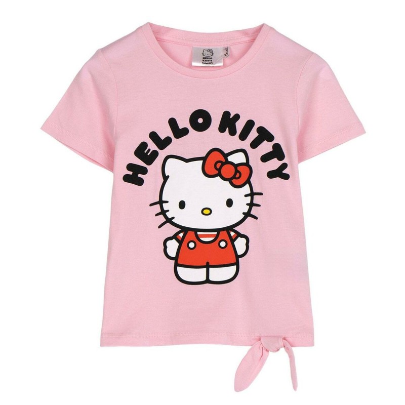 T shirt à manches courtes Enfant Hello Kitty Rose clair