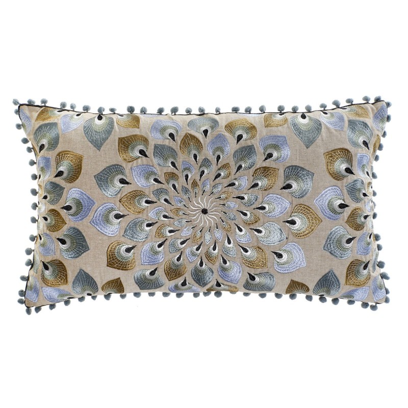 Coussin DKD Home Decor Bleu Beige 36 x 15 x 60 cm