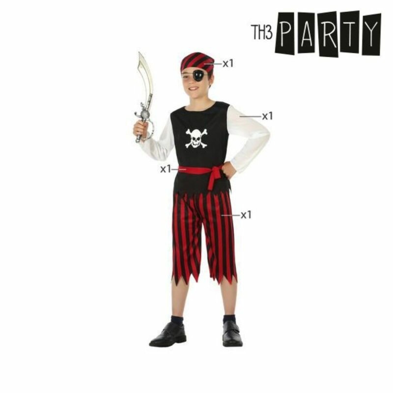 Déguisement pour Enfants Th3 Party Multicouleur Pirates (4 Pièces)