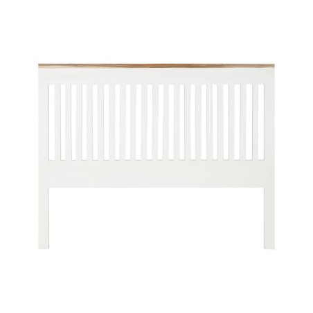 Tête de lit DKD Home Decor Blanc Marron Acacia Bois de manguier 165 x 3 x 135 cm