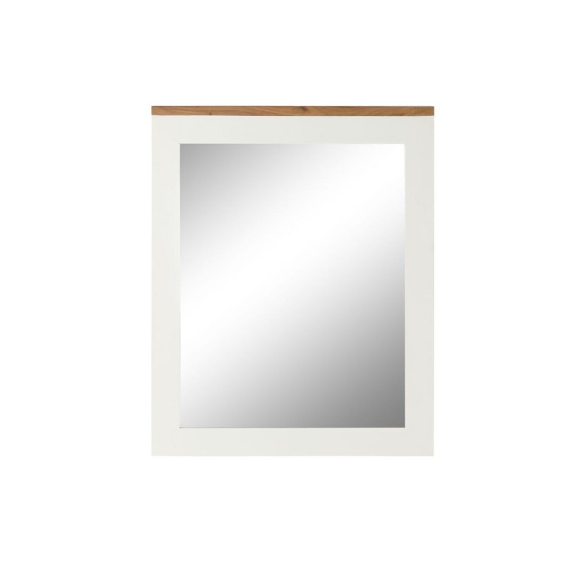 Miroir mural DKD Home Decor Blanc Marron Urbaine 90 x 1