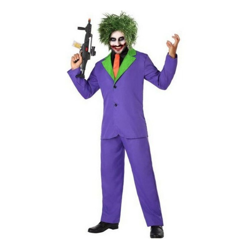 Déguisement pour Adultes Joker Violet Assassin (3 Pièces)