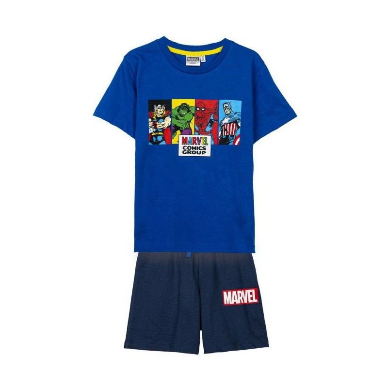 Ensemble de Vêtements The Avengers Bleu Enfant