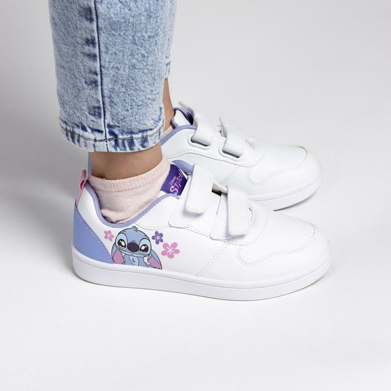 Chaussures de Sport pour Enfants Stitch Blanc