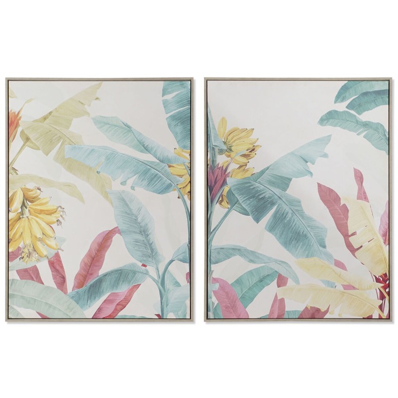 Cadre DKD Home Decor Tropical 75 x 4 x 100 cm (2 Unités)