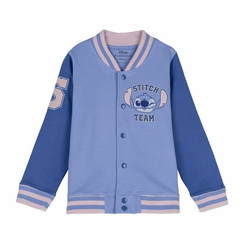 Sweat sans capuche enfant Stitch Bleu